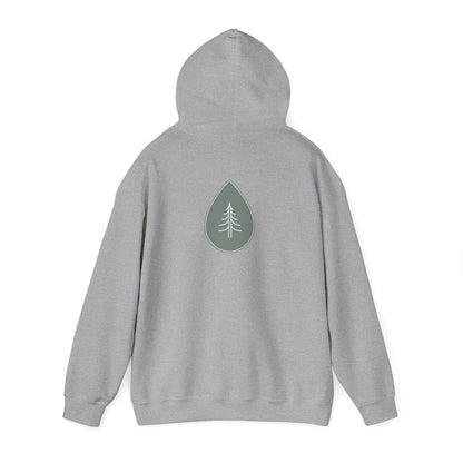 Sport Grey | Calm Drop Hoodie, back view 2
