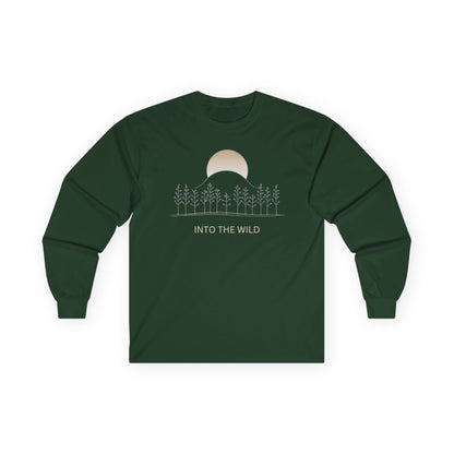 Forest Green | Into the Wild Long Sleeve, front view
