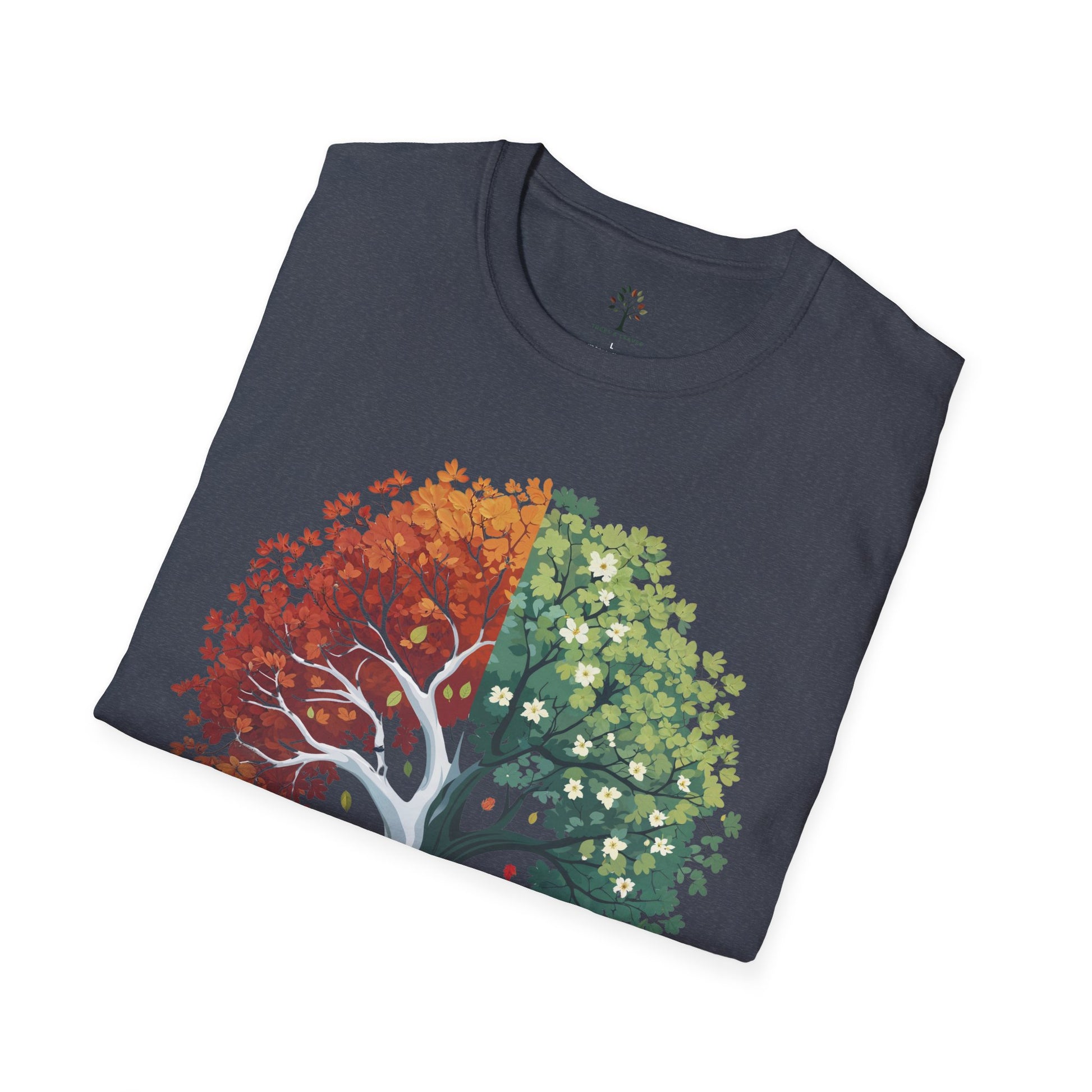 Heather Navy | Still I Change, folded view
