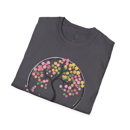 Charcoal | Joy in Bloom, folded view