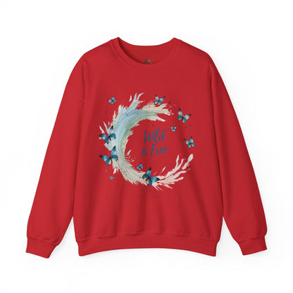 Red | Wild & Free Sweatshirt, front view