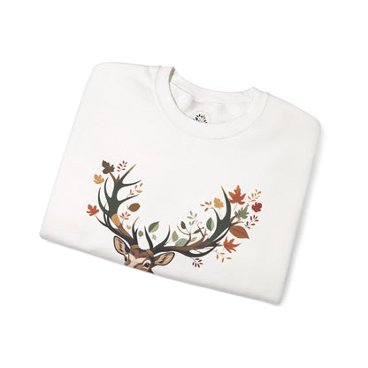 White | Nature`s Guardian Sweatshirt, folded view