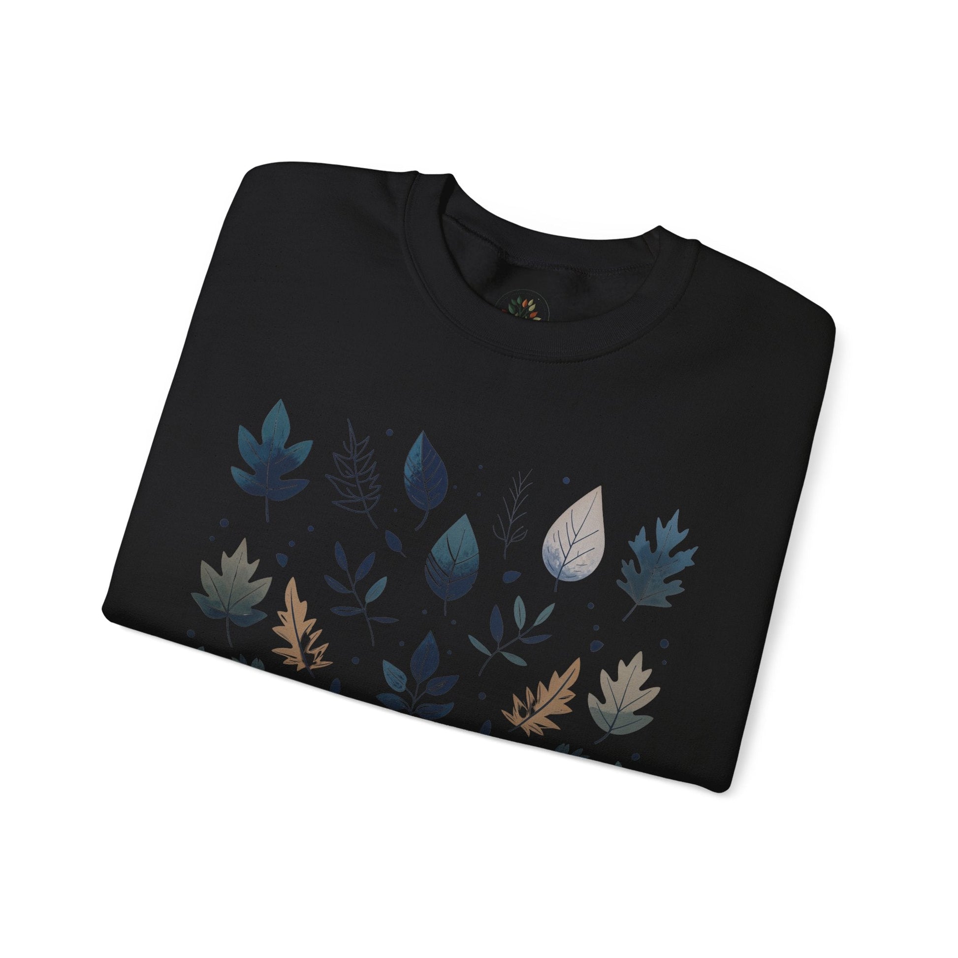 Black | Botanical Harmony Sweatshirt, folded view