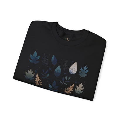 Black | Botanical Harmony Sweatshirt, folded view