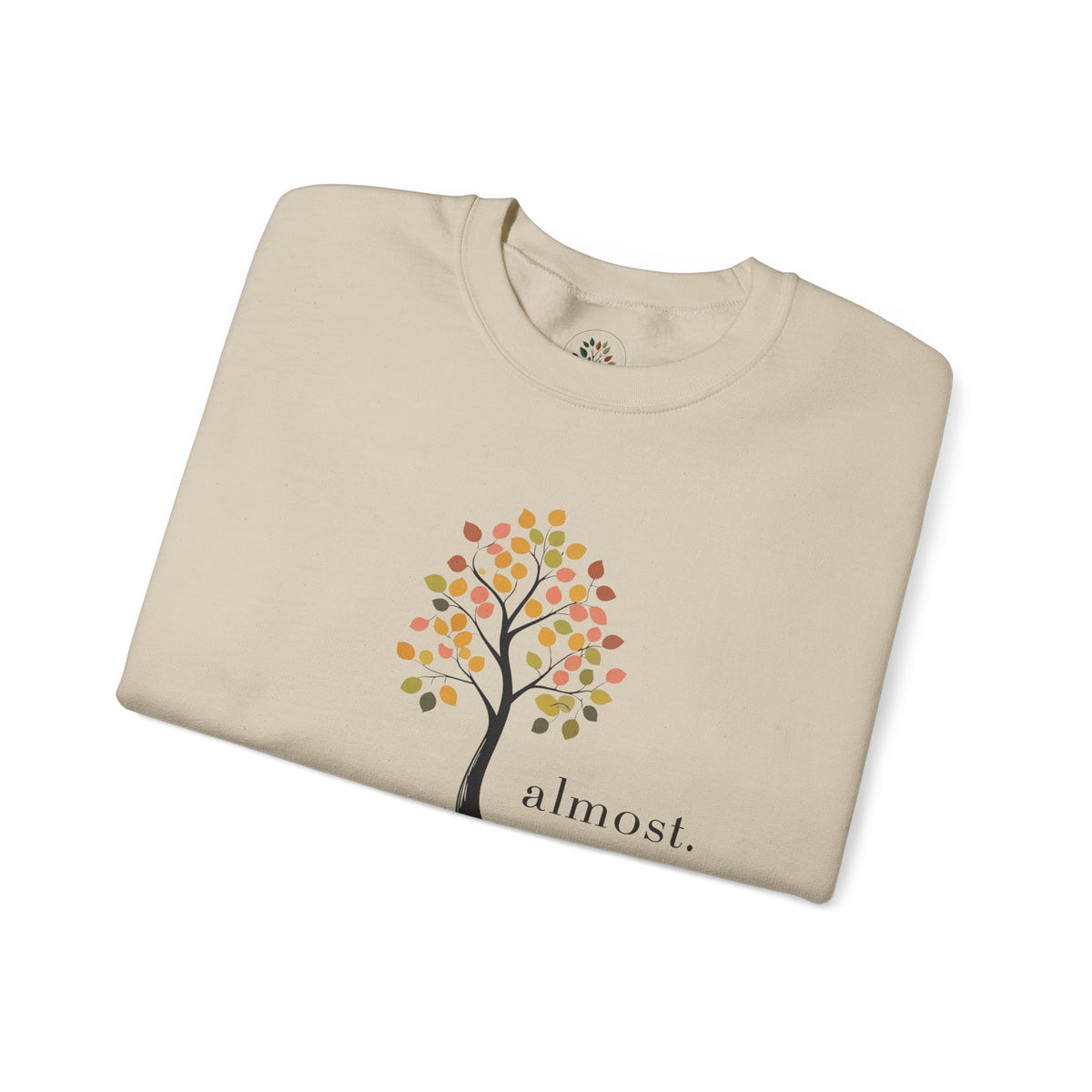 Sand | Almost Sweatshirt, folded view