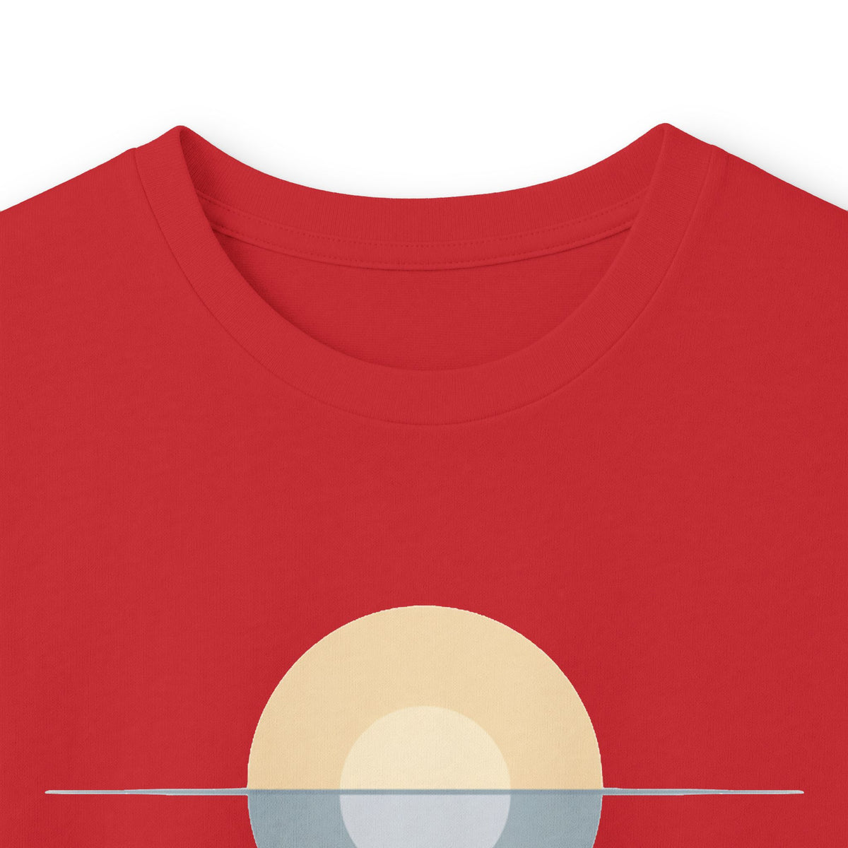Red | Float Long Sleeve Tee, folded view