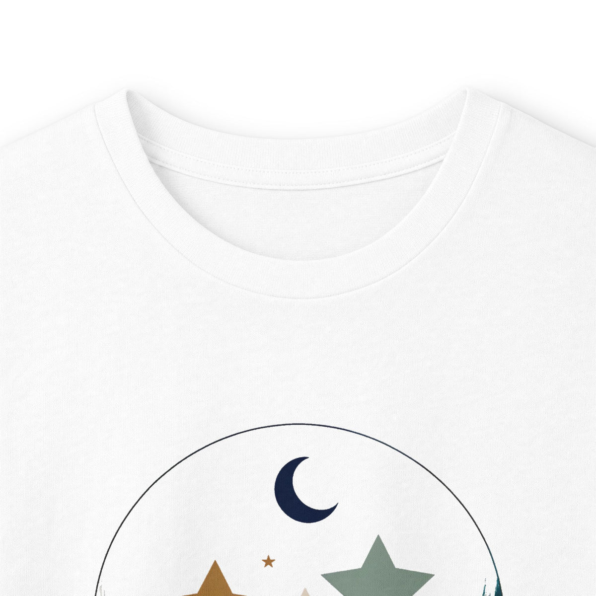 White | Rest Long Sleeve Tee, folded view