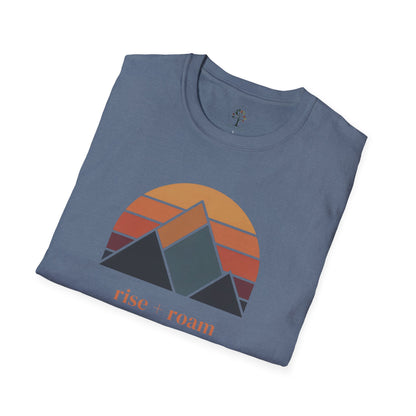 Heather Indigo | Rise +Roam, folded view