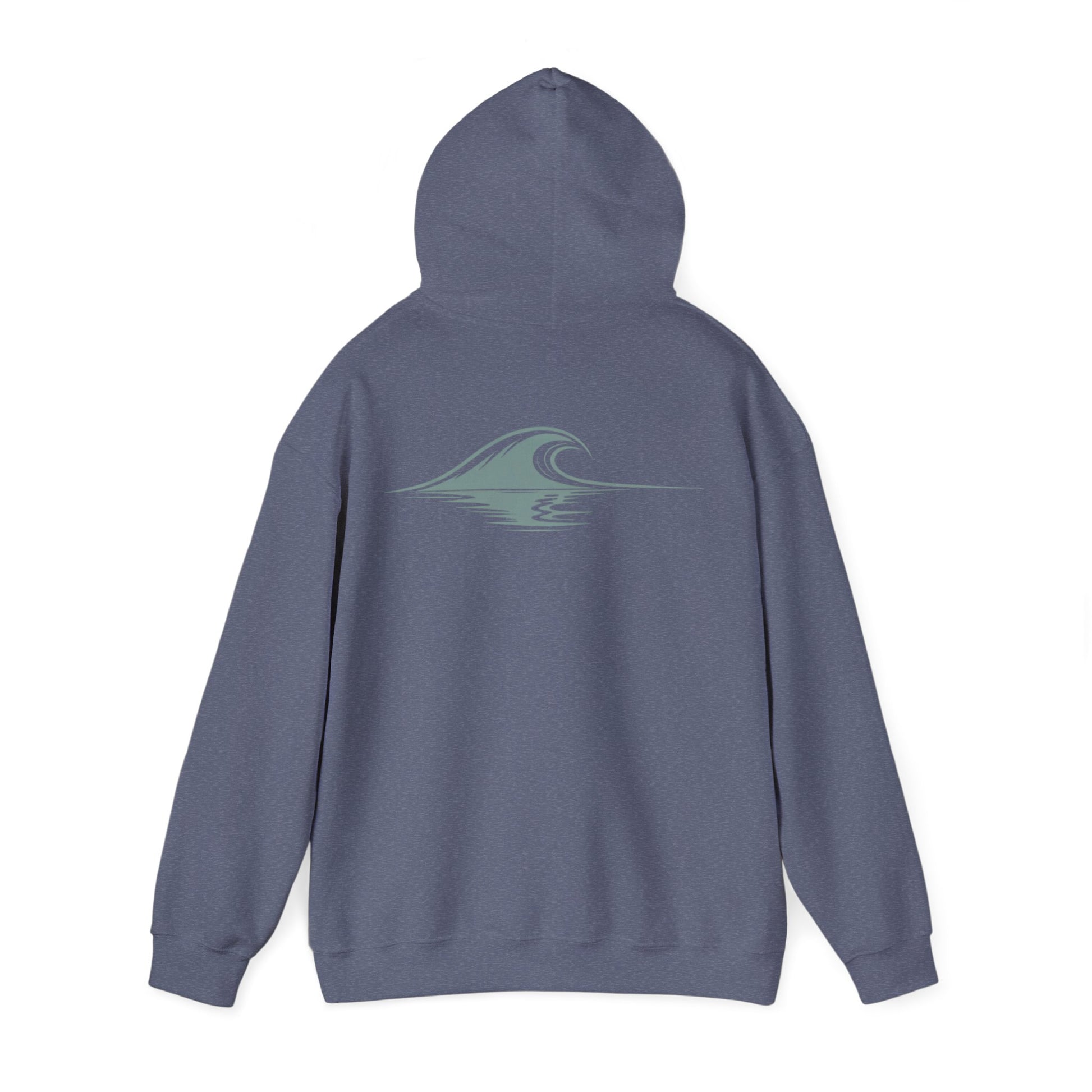 Heather Navy | Drifted Hoodie, back view 2