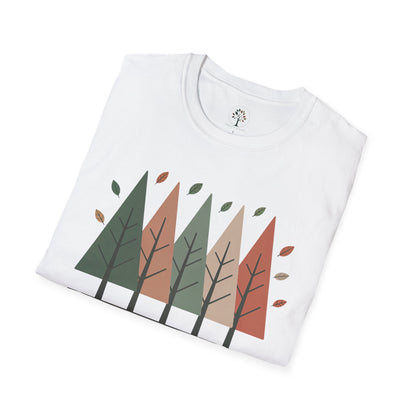 White | Harvest Rhythm, folded view