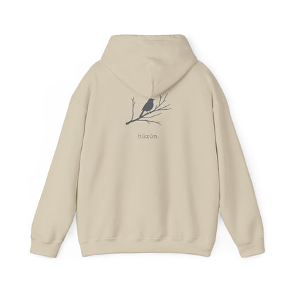 Sand | Hüzün Hoodie, back design view