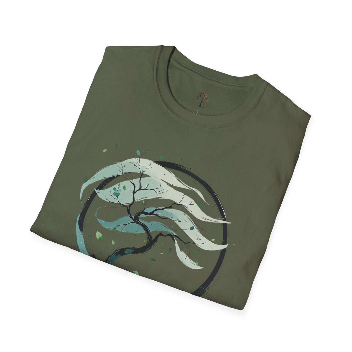 Military Green | Winds of Growth, folded view