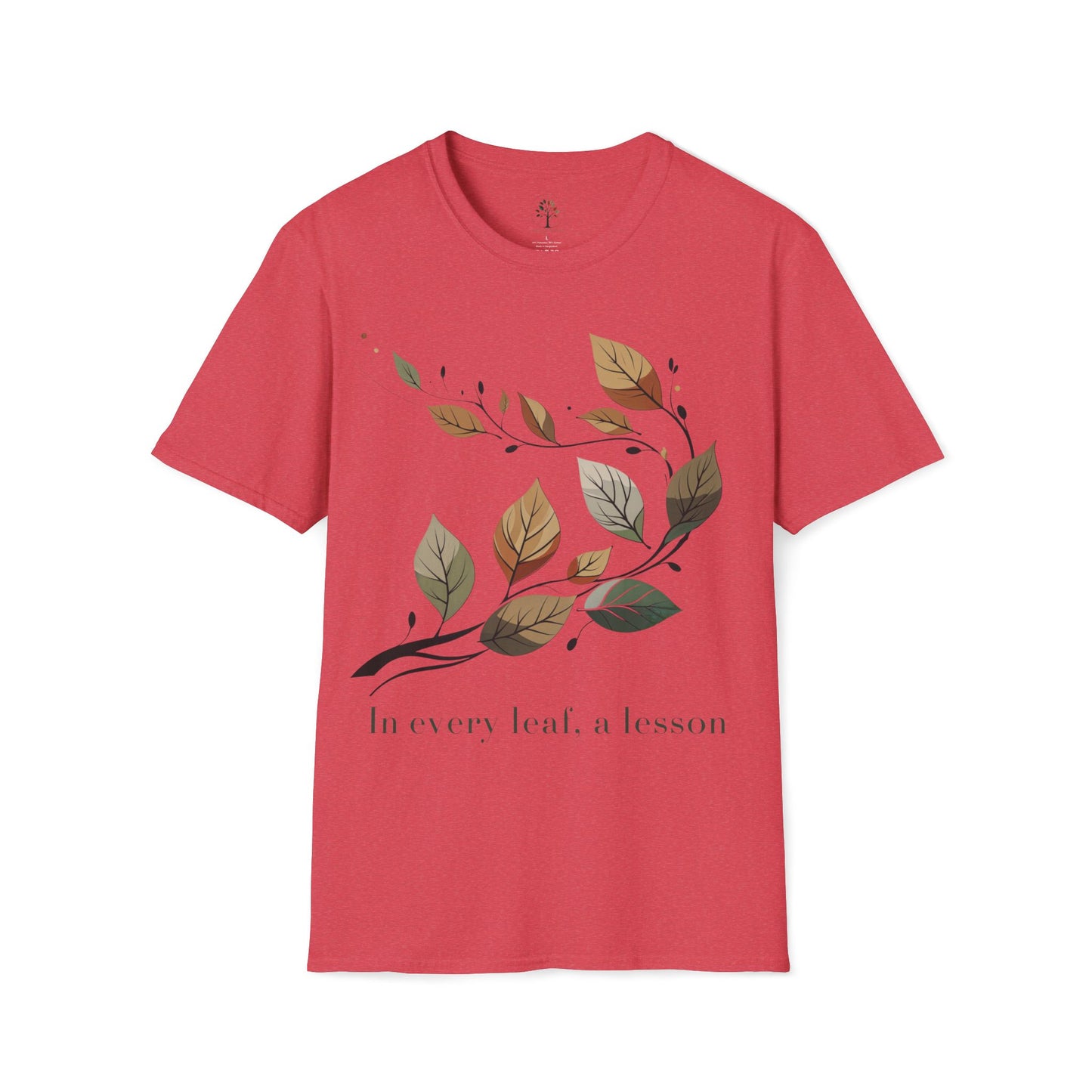 Heather Red | In every leaf, a lesson, front view