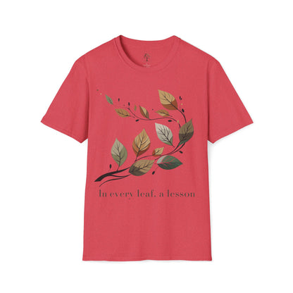 Heather Red | In every leaf, a lesson, front view