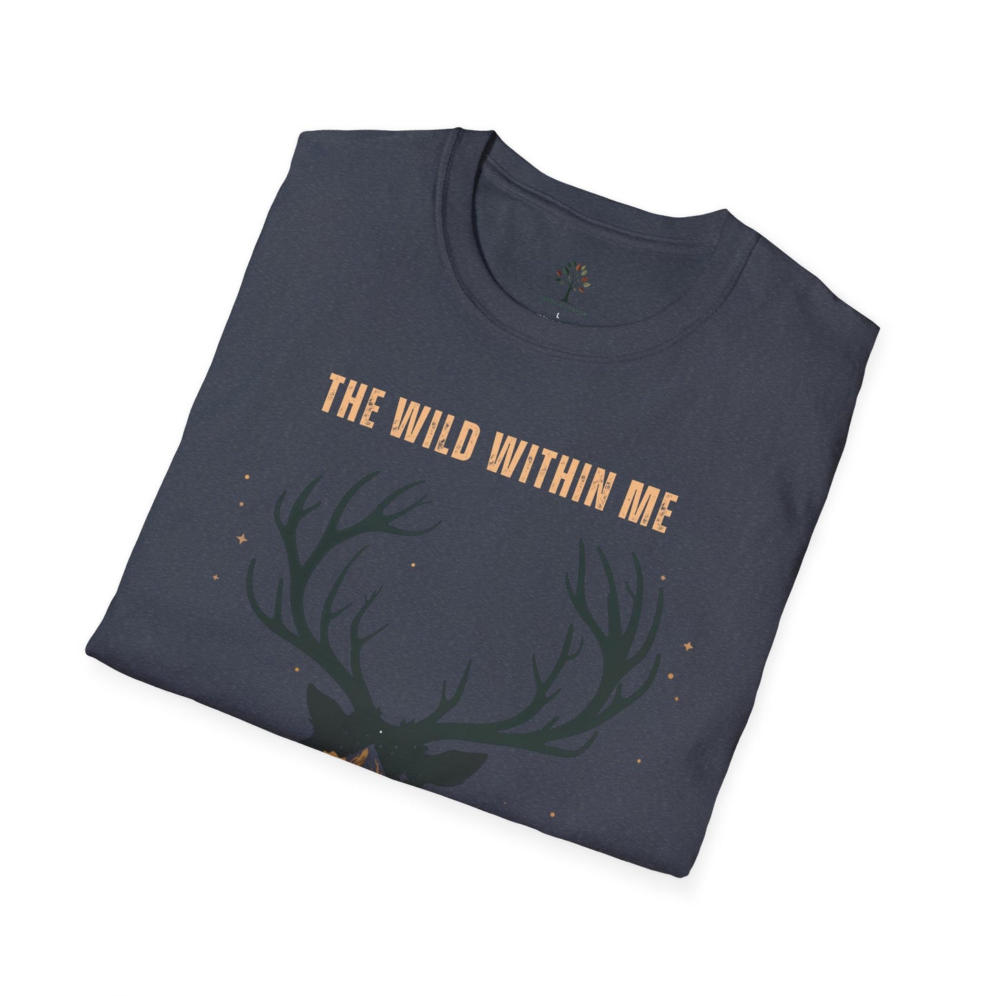 Heather Navy | The Wild Within Me, folded view