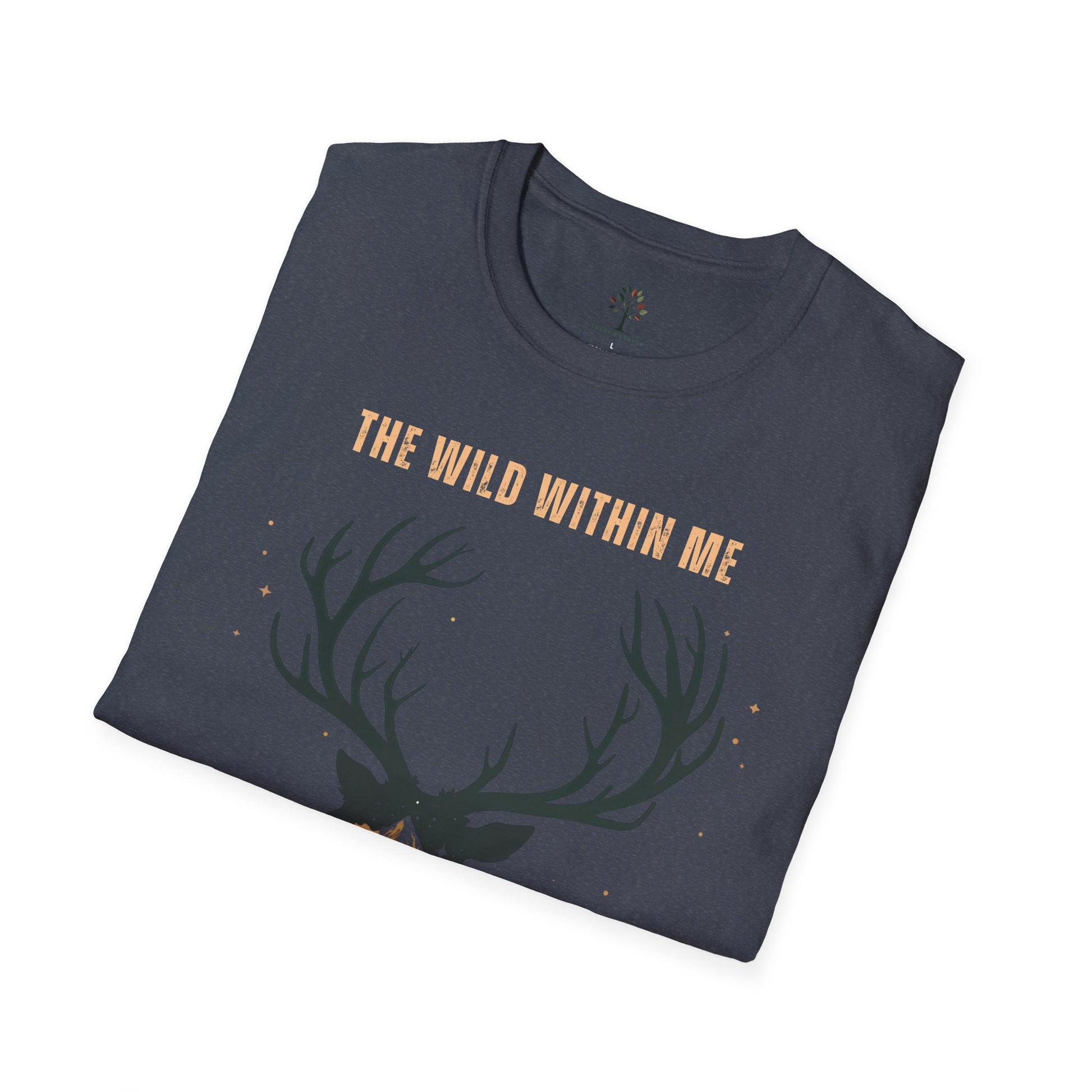 Heather Navy | The Wild Within Me, folded view