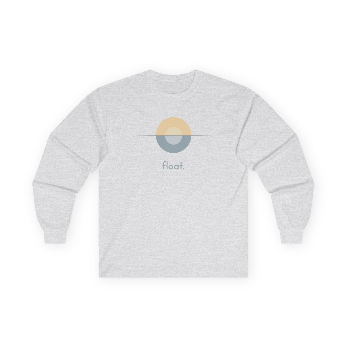 Ash | Float Long Sleeve Tee, front view