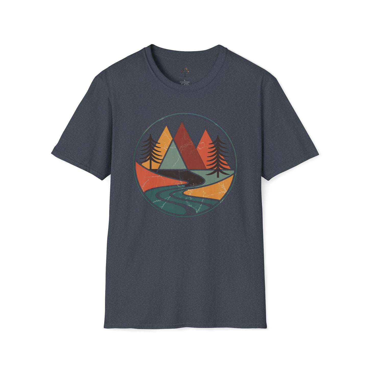 Heather Navy | Retro Horizon, front view