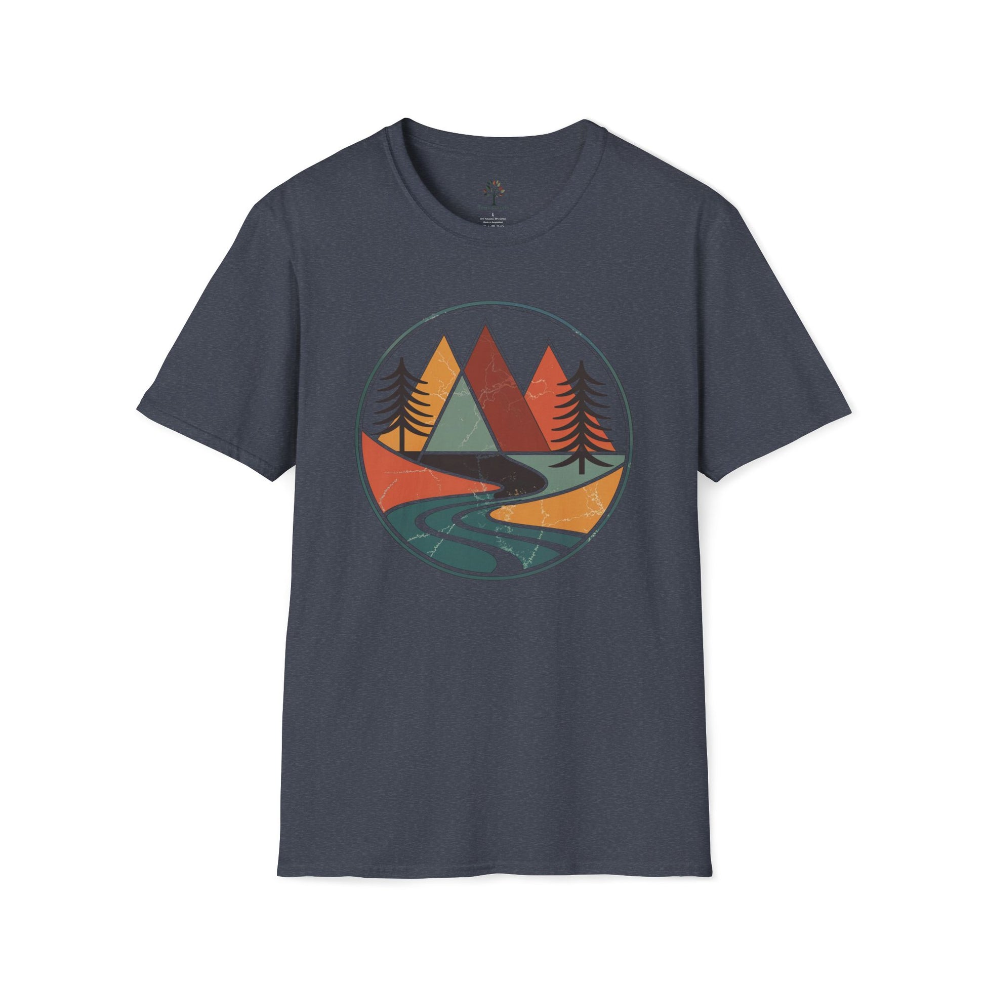Heather Navy | Retro Horizon, front view