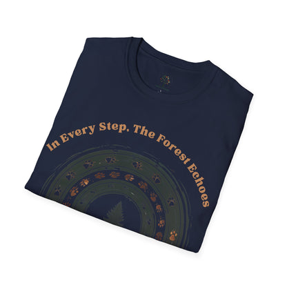 Navy | In Every Step, the Forest Echoes, folded view