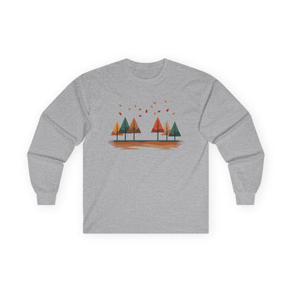 Sport Grey | Horizon Fall Long Sleeve Tee, front view