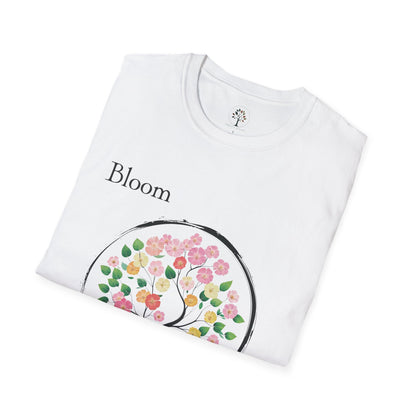 White | Bloom, folded view