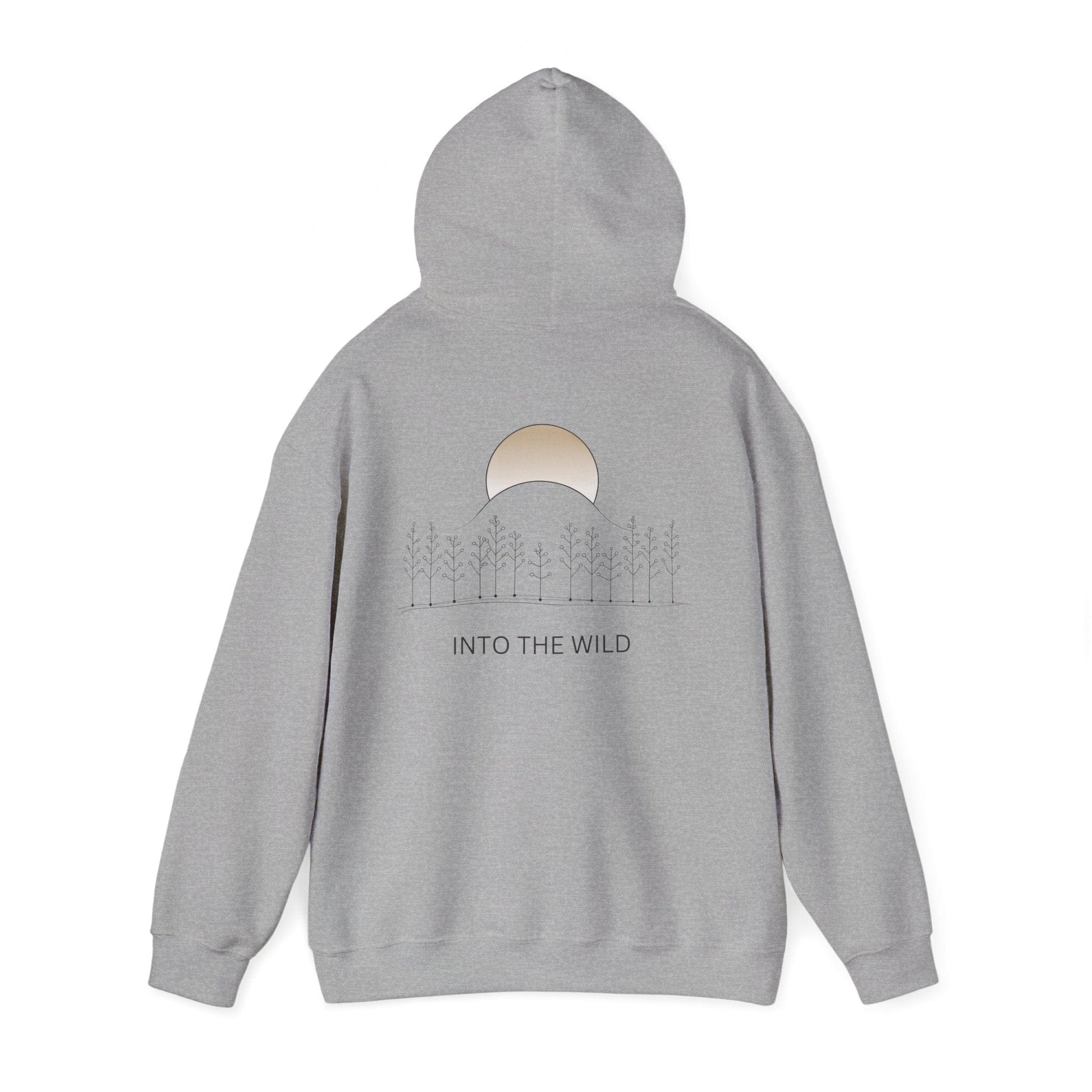 Sport Grey | Into The Wild Hoodie, back view 2