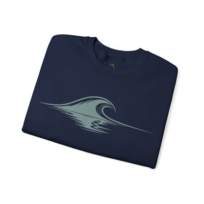 Navy | Drifted Sweatshirt, folded view