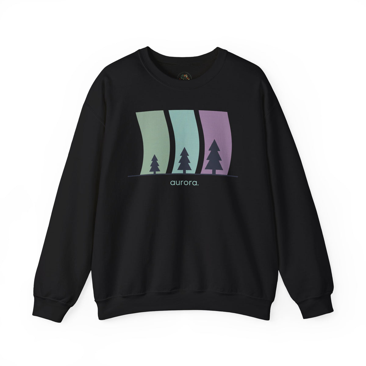 Black | Aurora Sweatshirt, front view