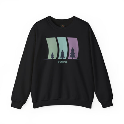 Black | Aurora Sweatshirt, front view