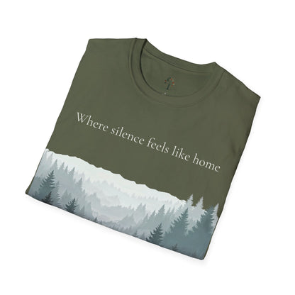 Military Green | Where SIlence feels like home, folded view