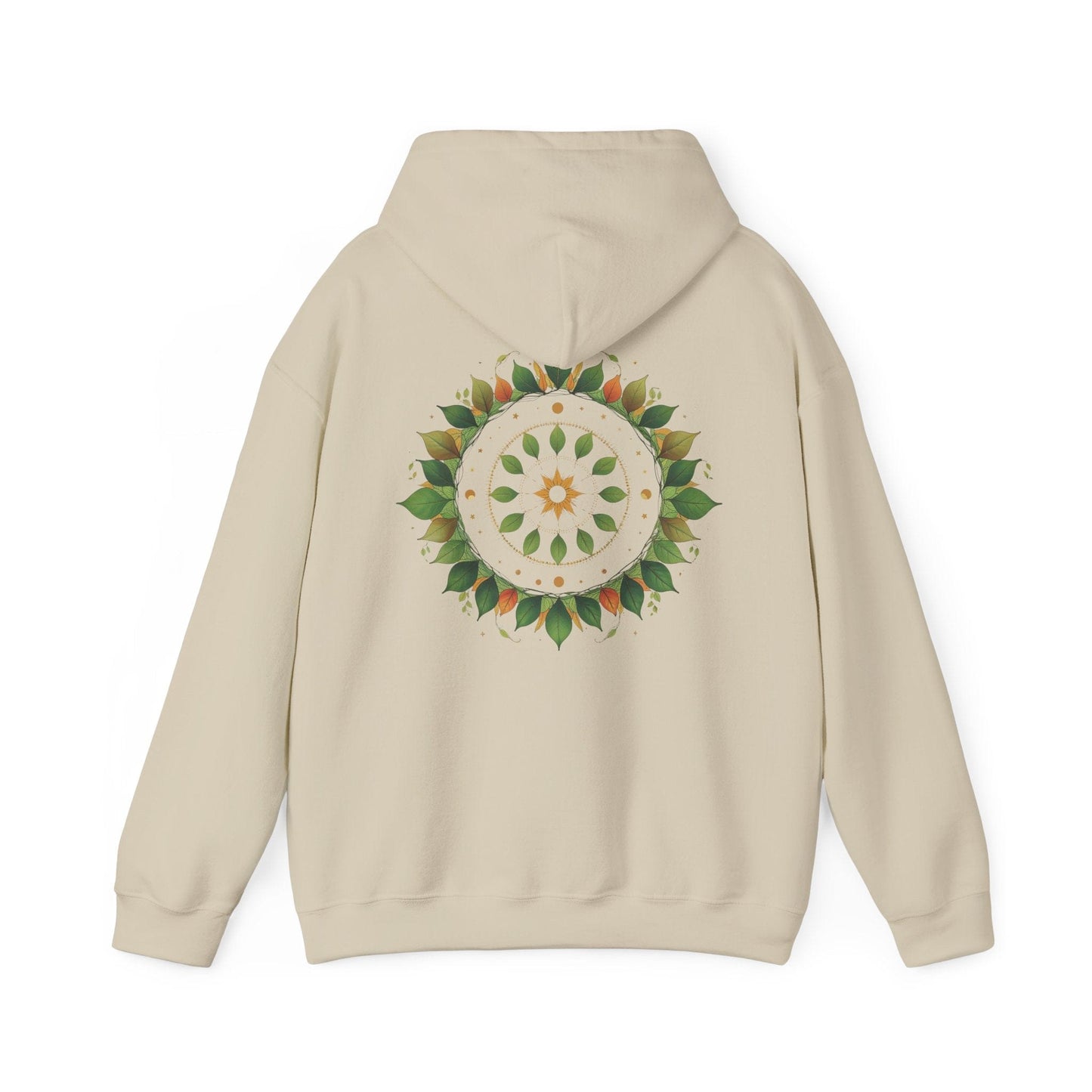Sand | Celestial Growth Hoodie, back design view