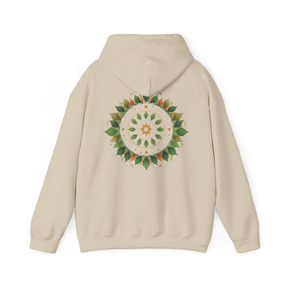 Sand | Celestial Growth Hoodie, back design view