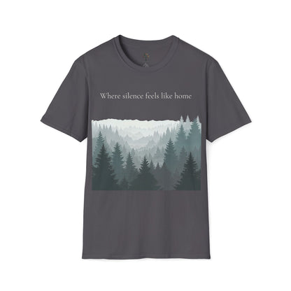 Charcoal | Where SIlence feels like home, front view
