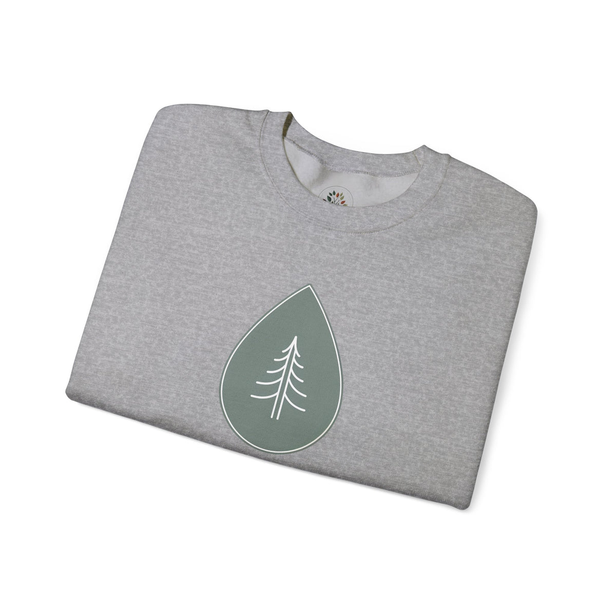 Sport Grey | Calm Drop Sweatshirt, folded view