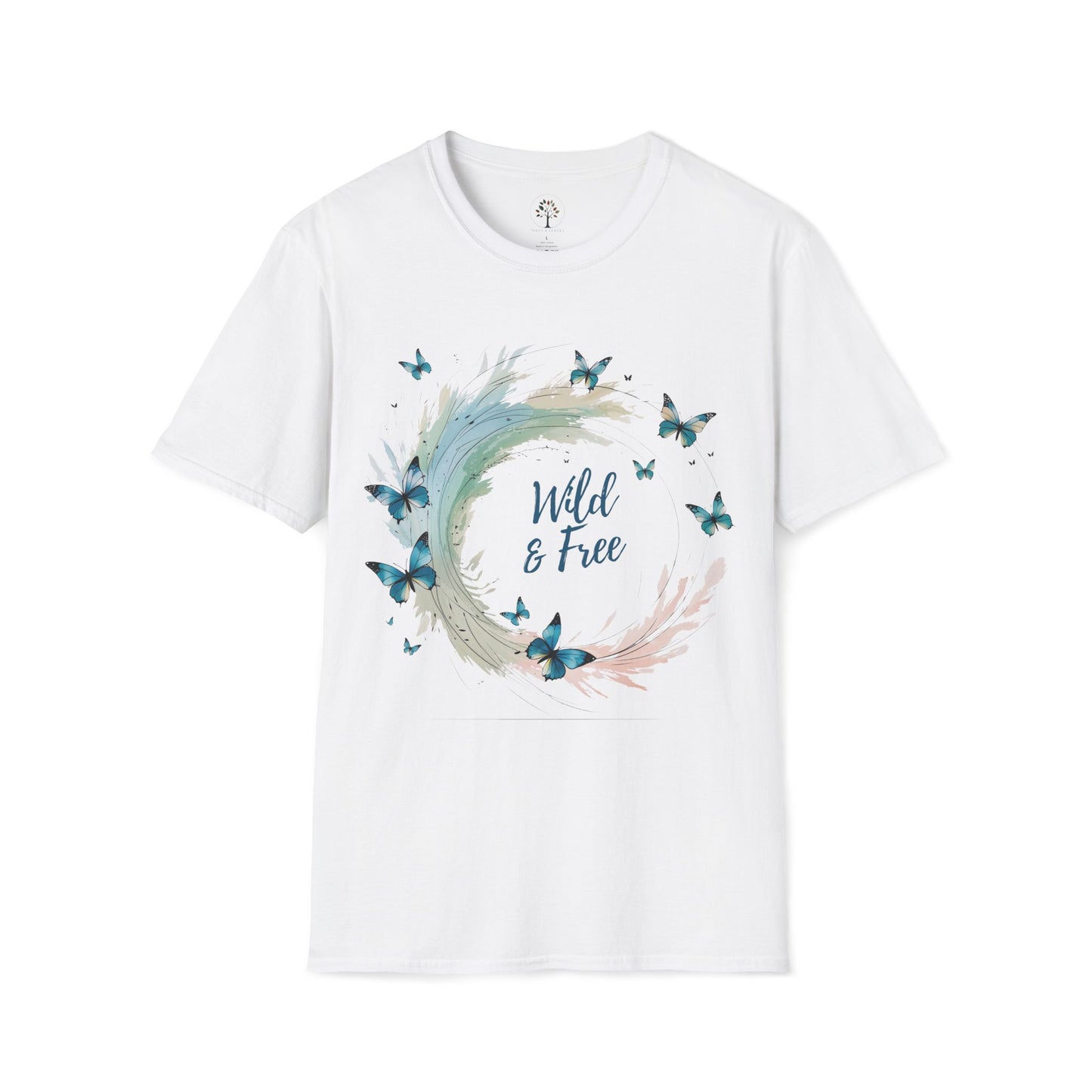 White | Wild & Free, front view