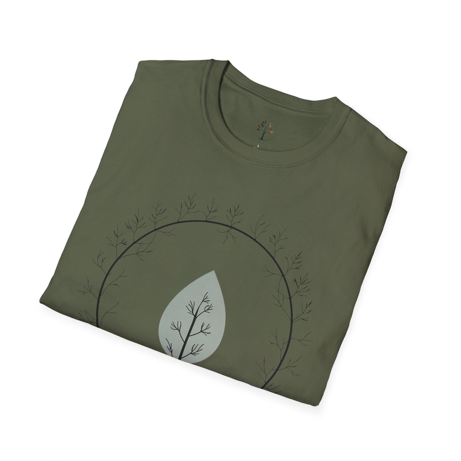 Military Green | Leaf of Life, folded view