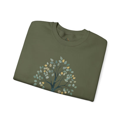 Military Green | The Story Tree Sweatshirt, folded view