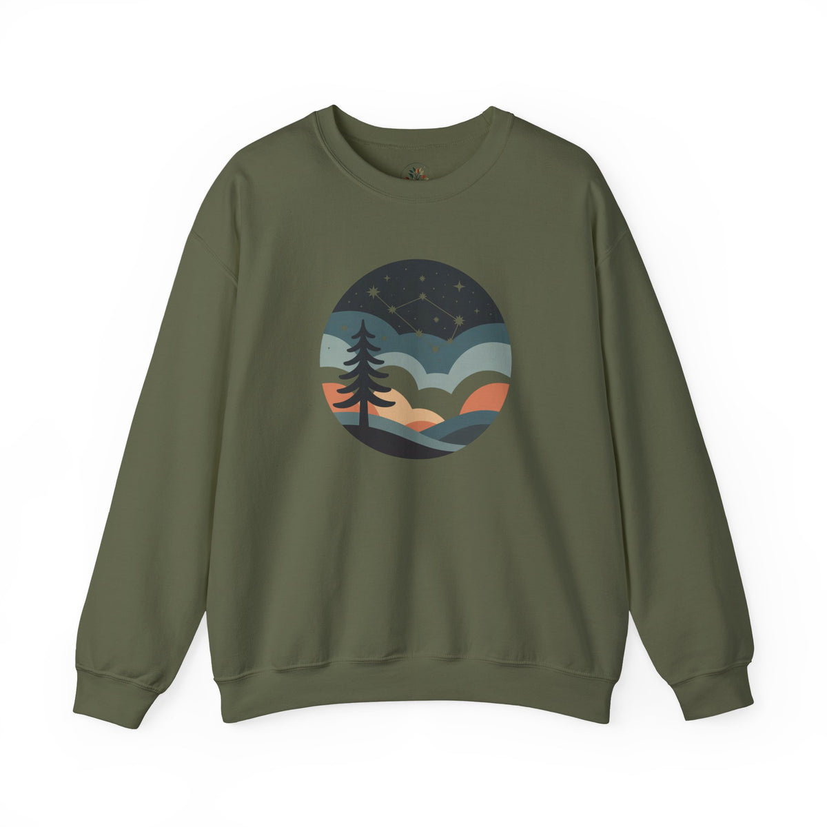 Military Green | North Sweatshirt, front view
