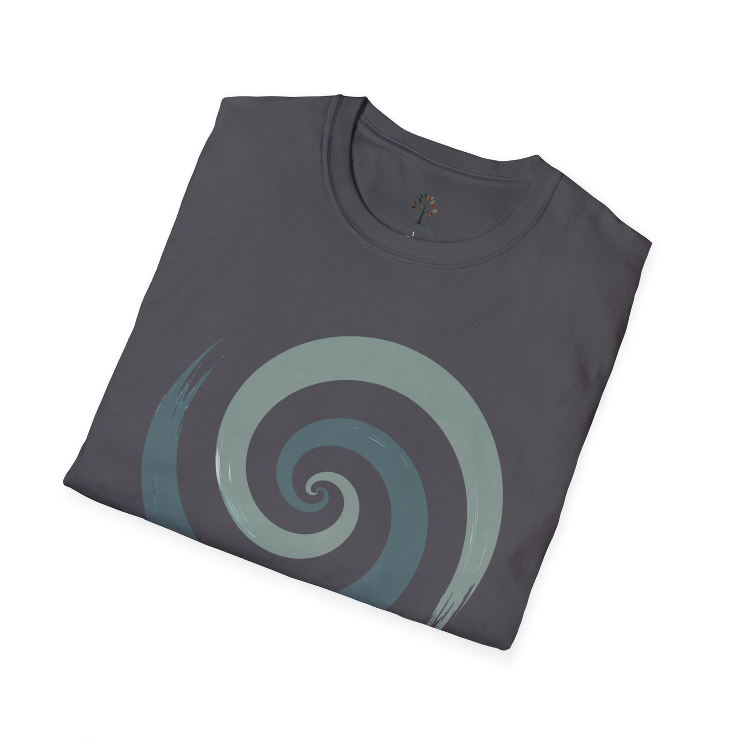 Charcoal | Spiral, folded view