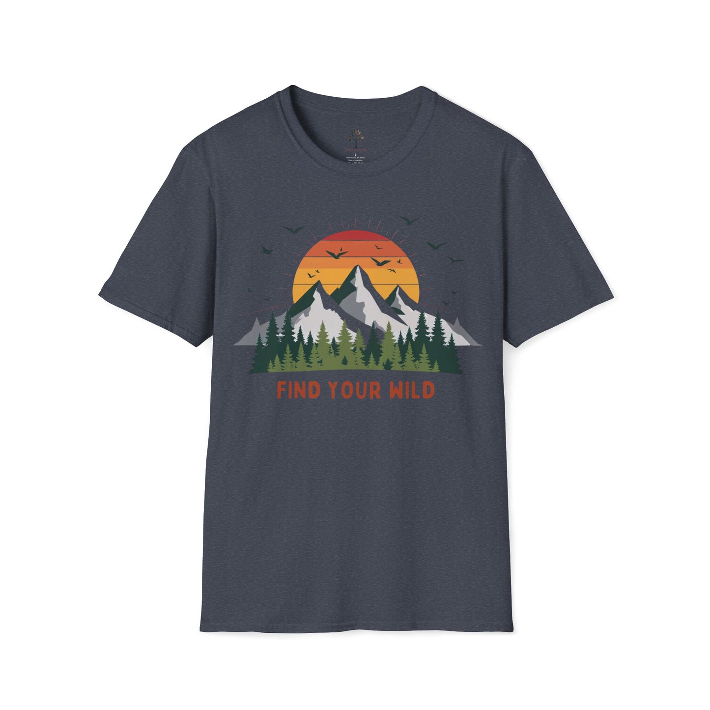 Heather Navy | Find Your Wild, front view