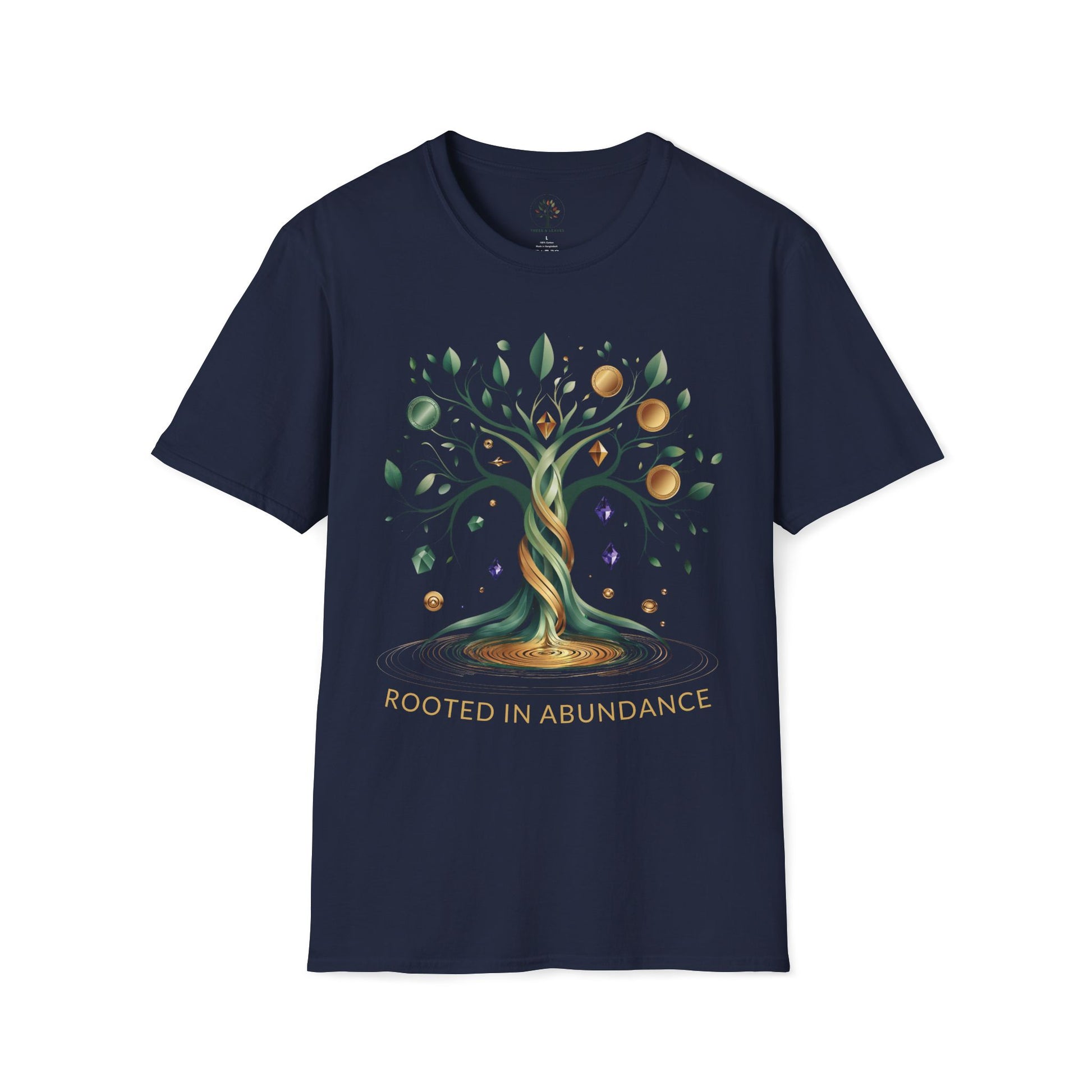 Navy | Rooted in Abundance, front view