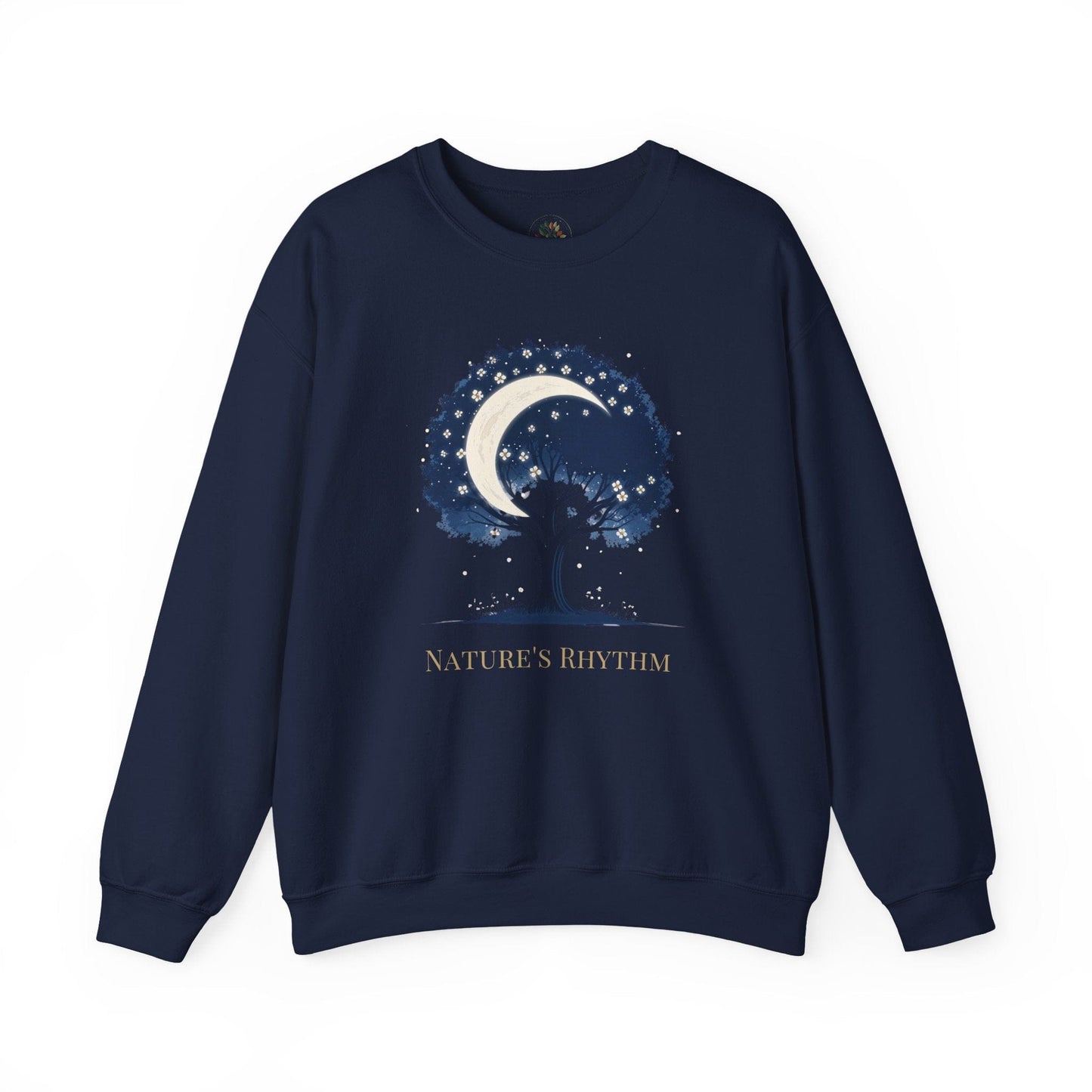 Navy | Nature`s Rhythm Sweatshirt, front view