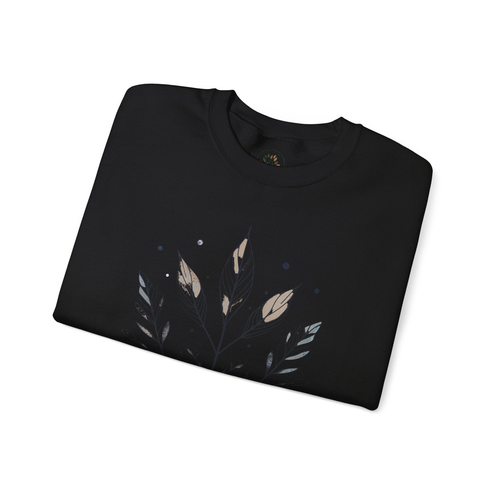Black | Olive Grace Sweatshirt, folded view