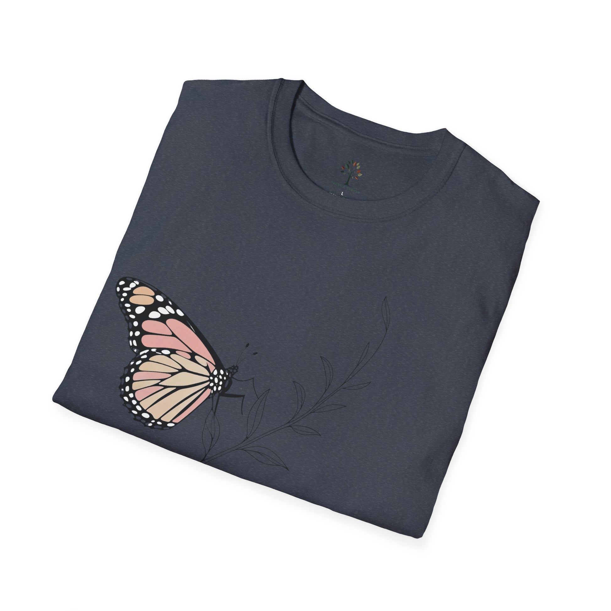 Heather Navy | Gentle, When It Matters, folded view