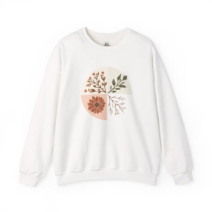 White | Turn Sweatshirt, front view