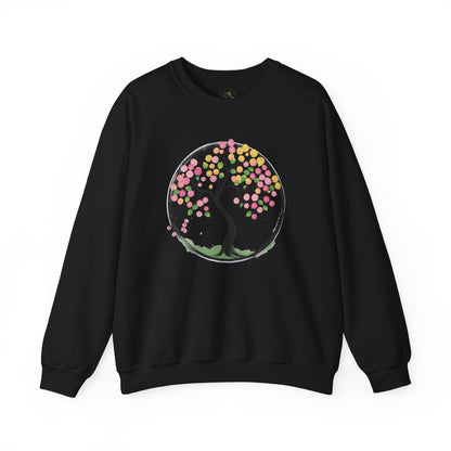 Black | Joy in Bloom Sweatshirt, front view