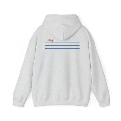 Ash | Align Hoodie, back design view
