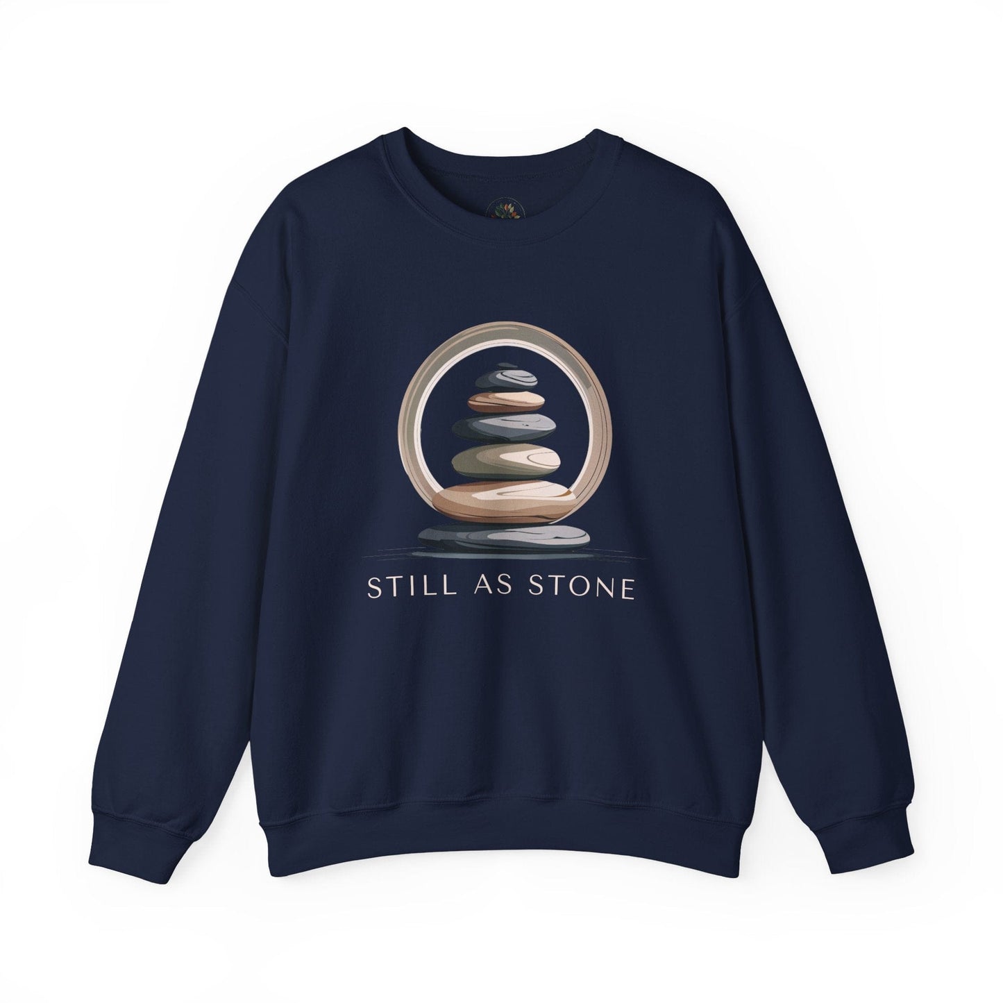 Navy | Still as Stone Sweatshirt, front view