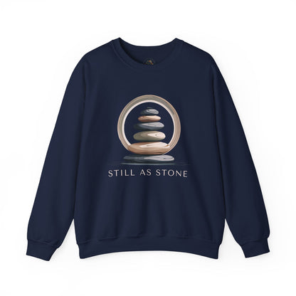Navy | Still as Stone Sweatshirt, front view